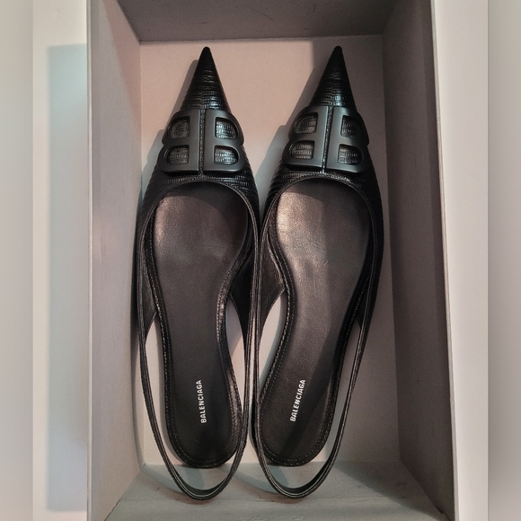 Balenciaga Knife Slingback Flats - Picture 2 of 7